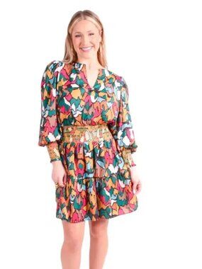 Emily McCarthy Penelope Dress in Fall Ikat Size XS